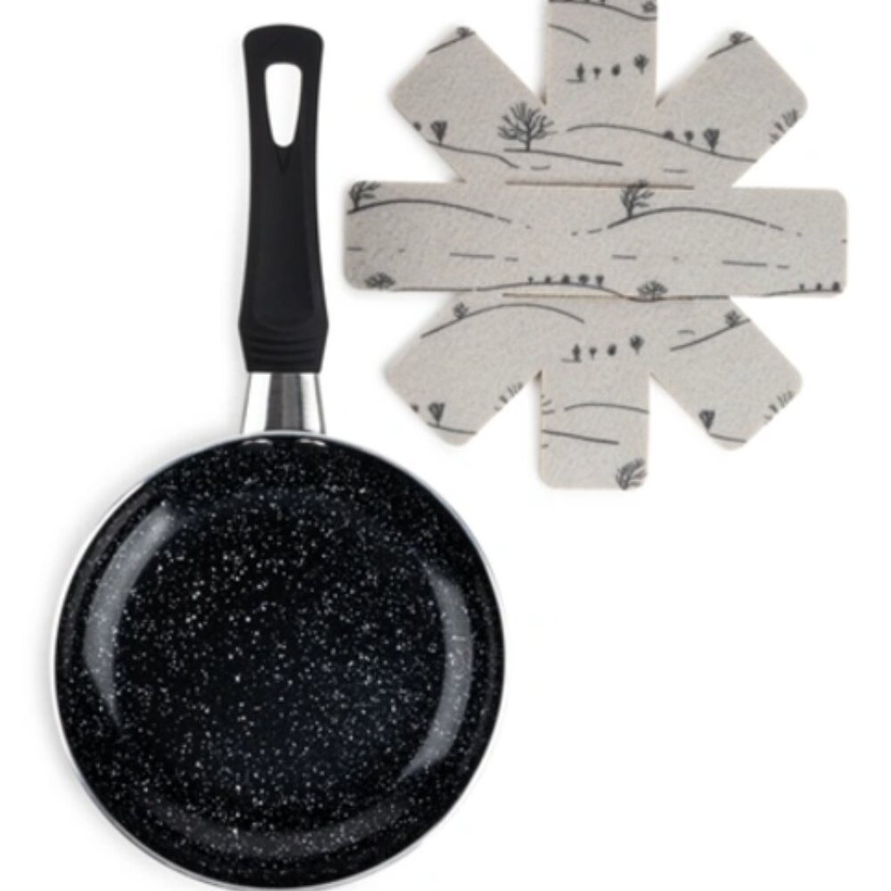 NEW 5.5 inch Nonstick Egg Frying Pan with Protector Pad - Orig $20 | Brooklyn